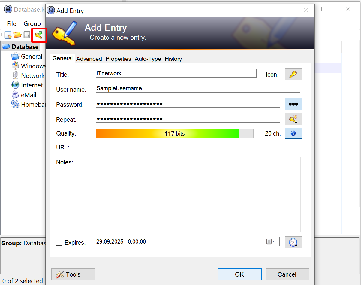 Pridanie hesla - Základy kybernetickej bezpečnosti - Základy kybernetickej bezpečnosti