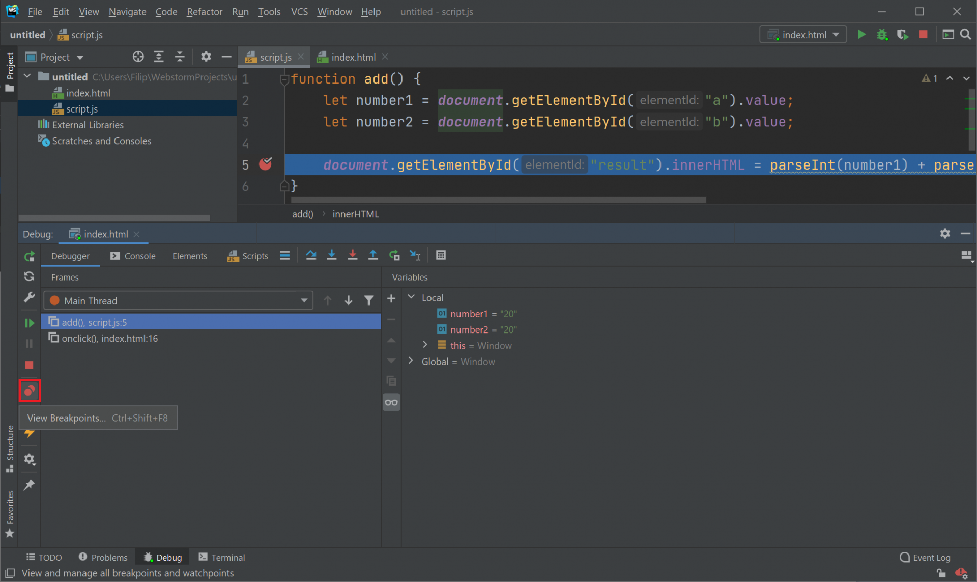 wsdebuggingwb - Debugging