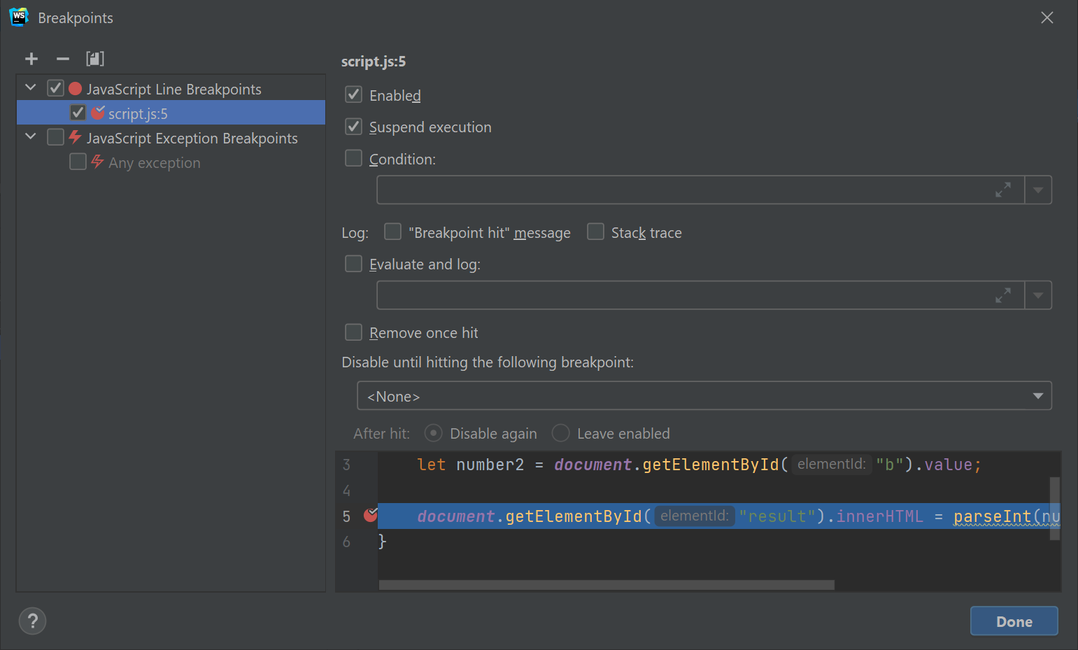 dialogzobrazbreakpointy - Debugging