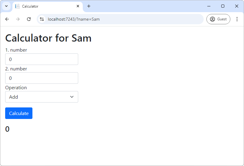 Kalkulačka s atributmi v ASP.NET MVC - Základy ASP.NET Core MVC