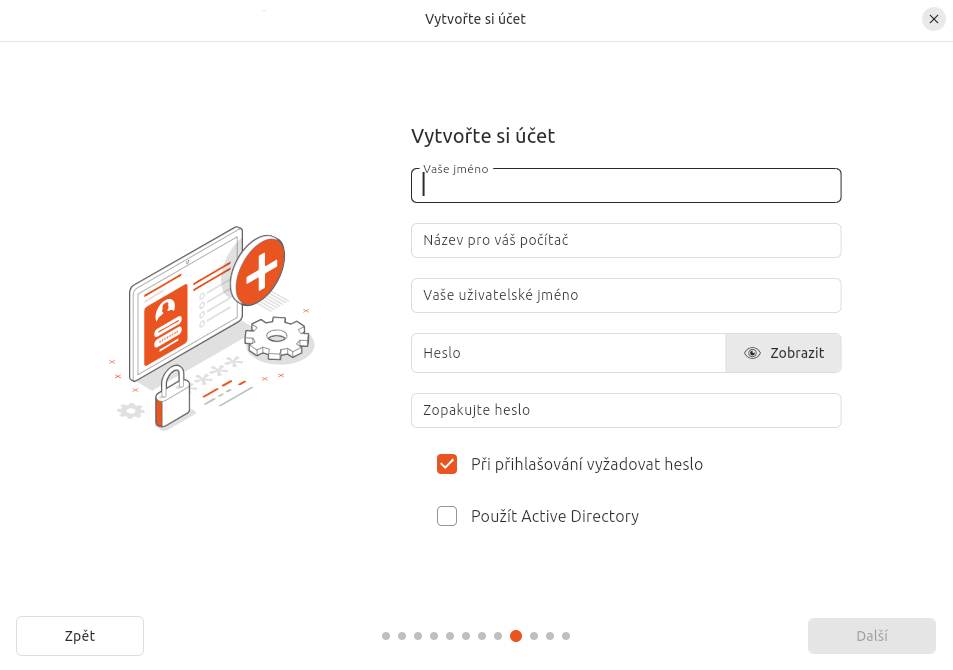 Vytvorenie účtu v rámci inštalácie Ubuntu - Základy Linuxu - Základy Linuxu