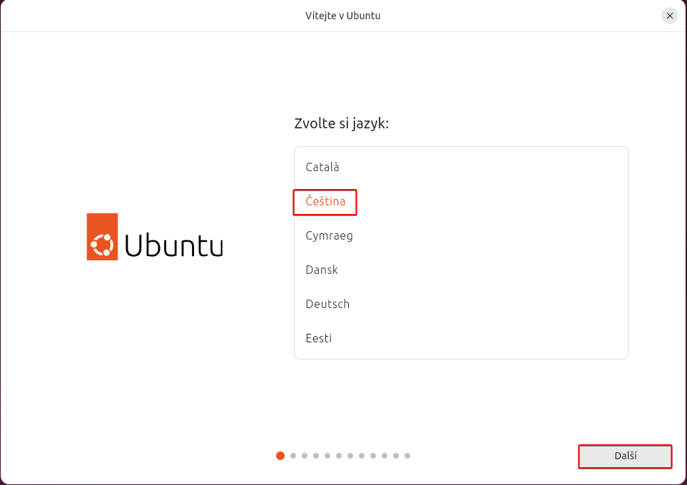 Výber jazyka - Základy Linuxu - Základy Linuxu