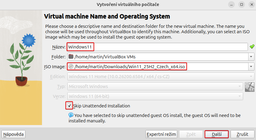 Vytvorenie virtuálneho počítača vo VirtualBoxe - Základy Linuxu - Základy Linuxu