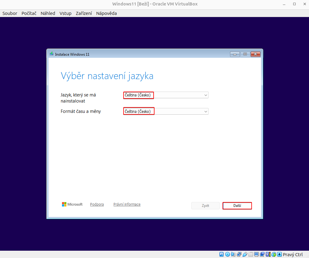 Inštalácia Windows – výber jazyka - Základy Linuxu - Základy Linuxu