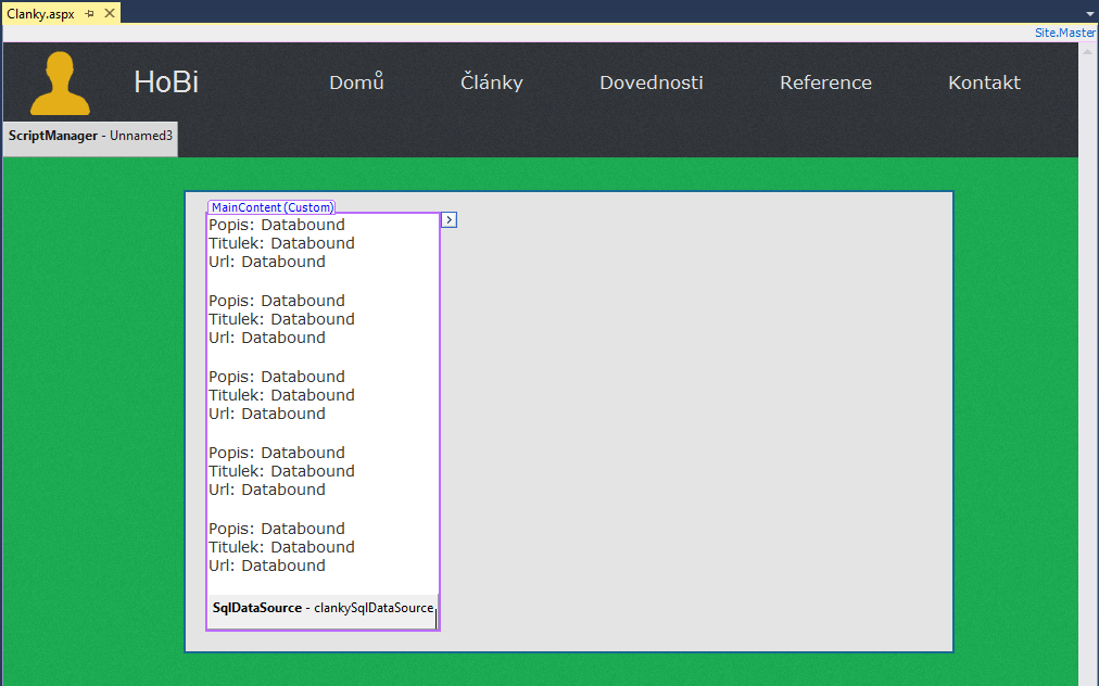 Datalist v ASP.NET - ASP.NET Web Forms