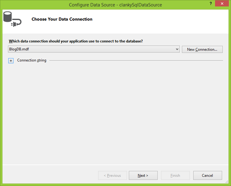 Pridanie DataSource v ASP.NET Web Forms - ASP.NET Web Forms