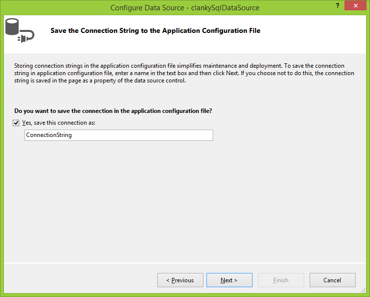 Pridanie DataSource v ASP.NET Web Forms - ASP.NET Web Forms