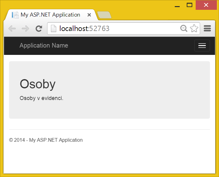 Nová podstránka v ASP.NET Single Page Application - ASP.NET MVC - Single Page Application