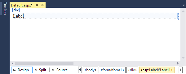 Label v ASP.NET Web Forms - ASP.NET Web Forms