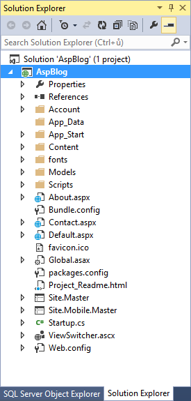 Štruktúra template v ASP.NET Web Forms - ASP.NET Web Forms