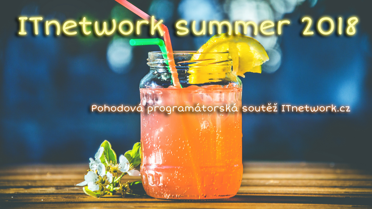 ITnetwork summer 2018 - Programátorské súťaže