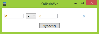 Kalkulačka v C# .NET WPF - Okenné aplikácie v C # .NET WPF