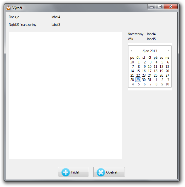 Kotvy anchors vo Visual Studio - Okenné aplikácie v C # .NET vo Windows Forms