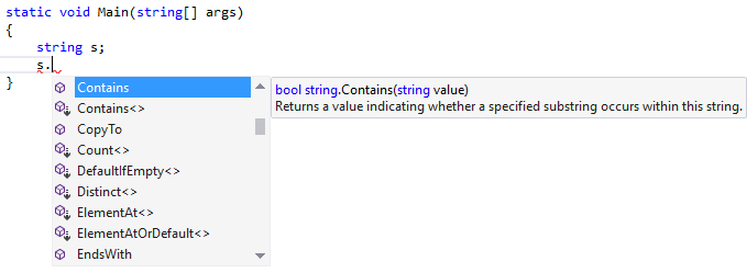 Metódy na textovom reťazci string vo Visual Studio - Základné konštrukcie jazyka C # .NET