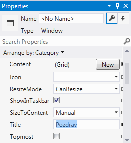 Nastavenie titulku okna vo WPF aplikáciu vo Visual Studio - Okenné aplikácie v C # .NET WPF