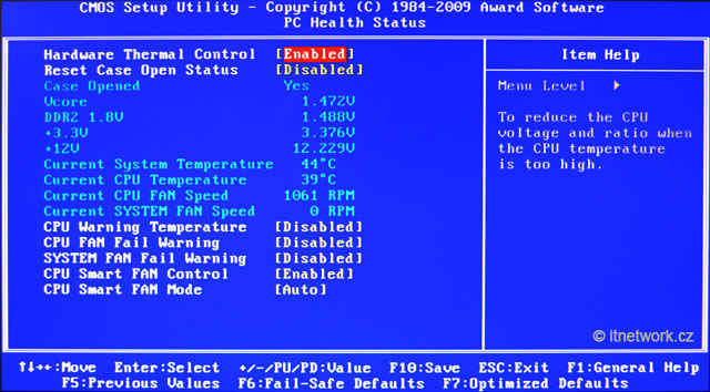 Health utility BIOSu - Staviame si počítač