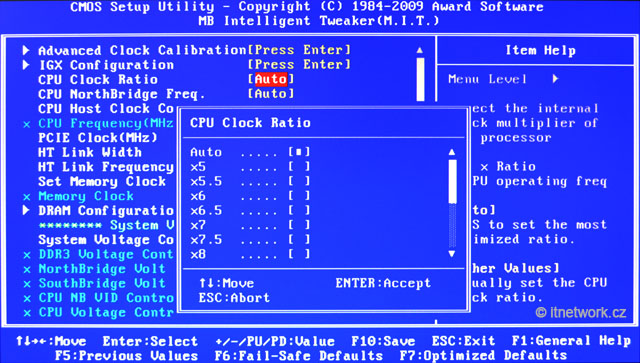 Taktovania procesora v Setup BIOSe - Staviame si počítač