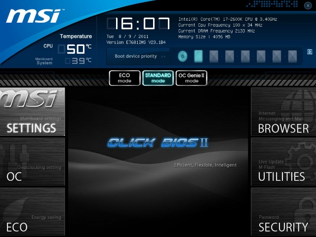 MSI UEFI BIOS - Staviame si počítač