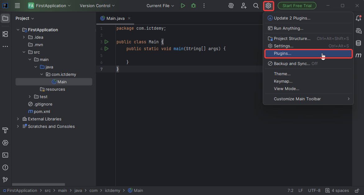 Inštalácia pluginu v IntelliJ IDEA. - Základné konštrukcie jazyka Java