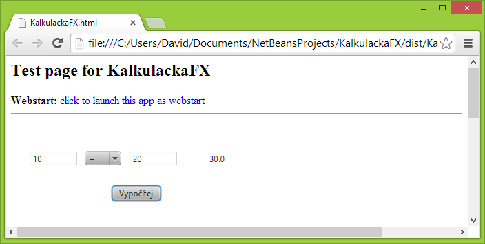 Webová aplikácia v JavaFX - Okenné aplikácie v Java FX