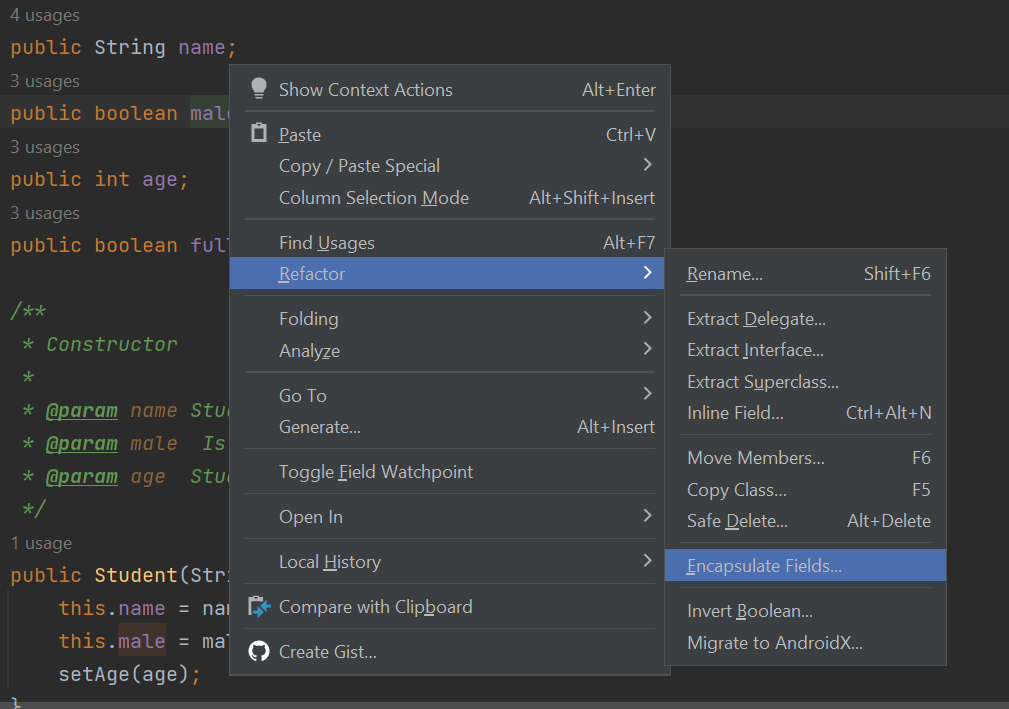 Automatické generovanie getterov a setterov v IntelliJ - Objektovo orientované programovanie v Jave
