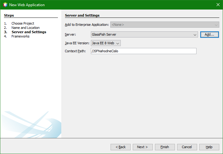 GlassFish server v NetBeans - Java Enterprise Edition (JEE)