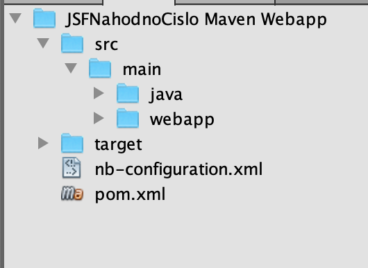 štruktúra projektu - Java Enterprise Edition (JEE)