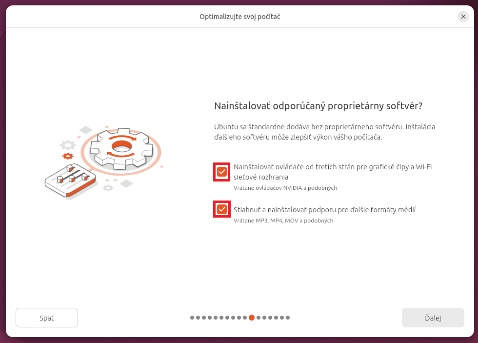 Výber inštalácie proprietárneho softvéru - Základy Linuxu