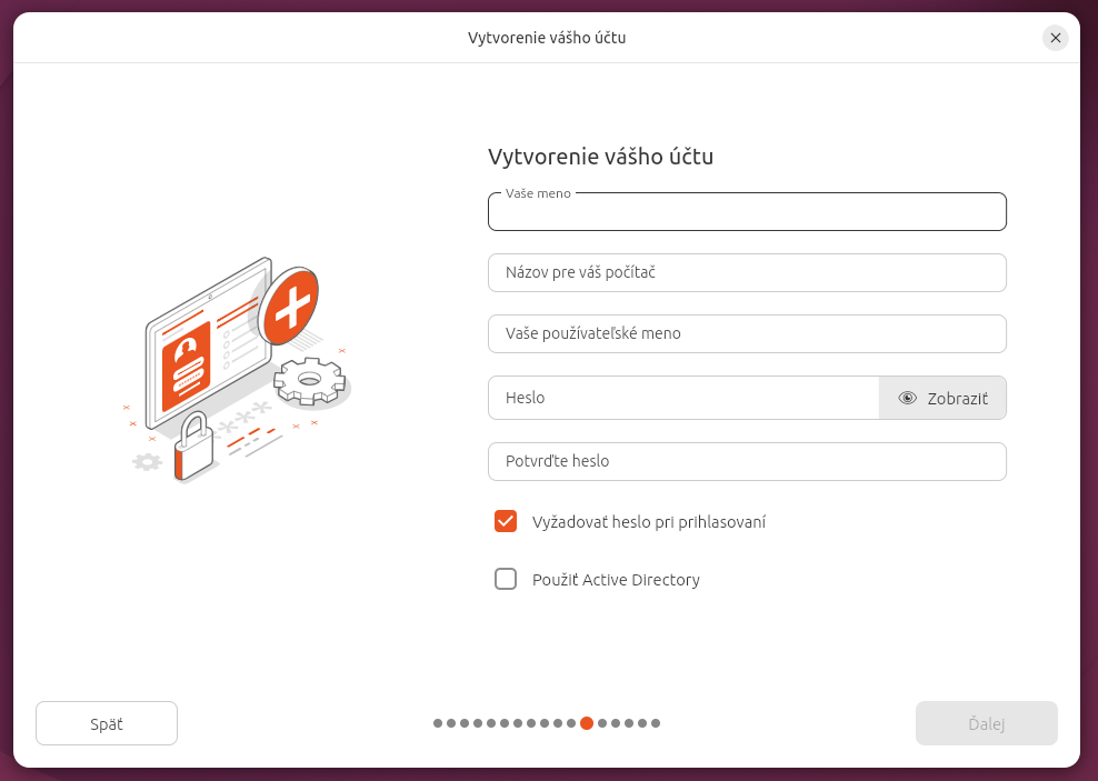 Vytvorenie používateľského konta - Základy Linuxu