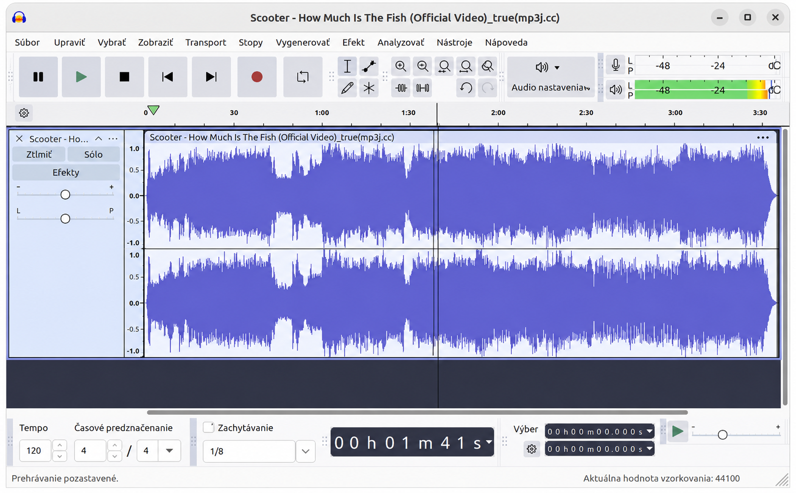 Audacity v Ubuntu - Základy Linuxu