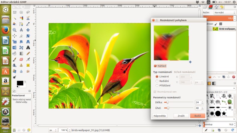 Editor obrázkov GIMP v Ubuntu Linuxe - Základy Linuxu
