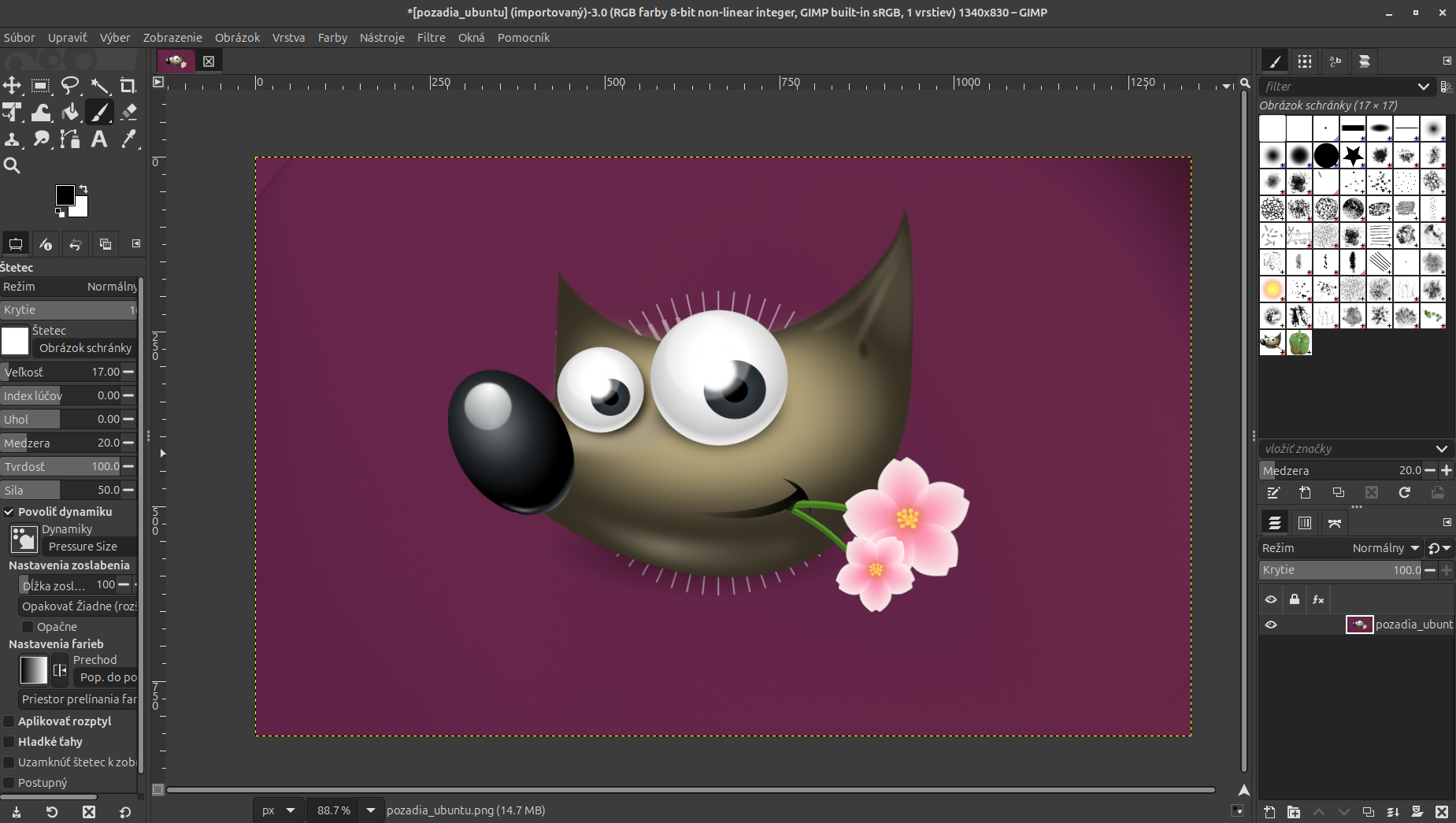 Editor obrázkov GIMP v Ubuntu - Základy Linuxu