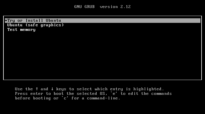 Výber spustenia Ubuntu - Základy Linuxu - Základy Linuxu