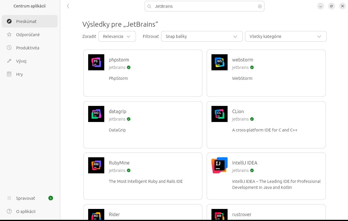 JetBrains IDE v Ubuntu - Základy Linuxu