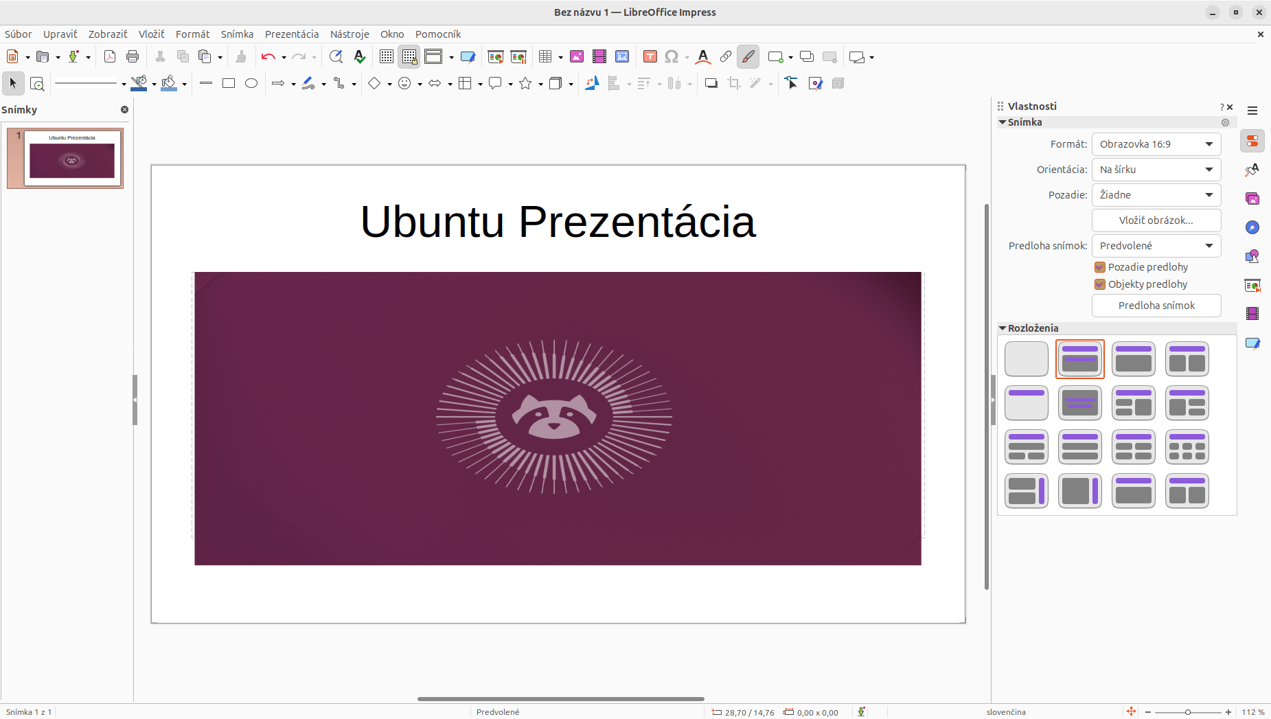 LibreOffice Impress - Základy Linuxu