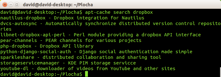 Vyhľadanie balíčka v Linuxe - Základy Linuxu