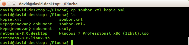 Príkaz cp pre kopírovanie súborov a priečinkov v Bashi - Základy Linuxu