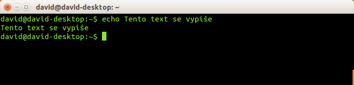 Príkaz echo v Bashi v Linuxe - Základy Linuxu