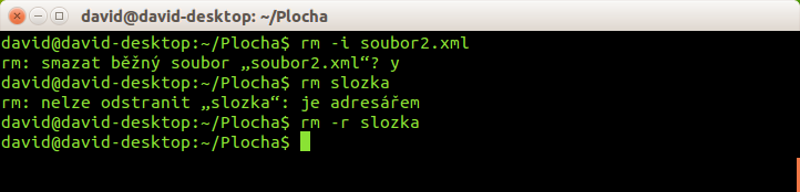 Príkaz rm pre odstránenie súborov a priečinkov v Bashi - Základy Linuxu