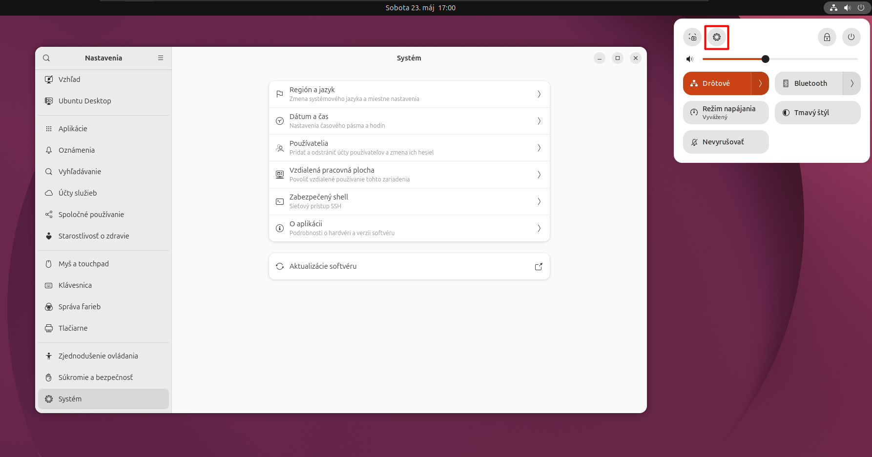 Nastavenia systému Linuxu Ubuntu - Základy Linuxu
