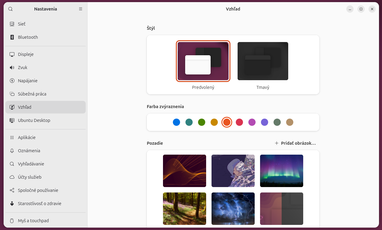 Nastavenia vzhľadu Linuxu Ubuntu - Základy Linuxu