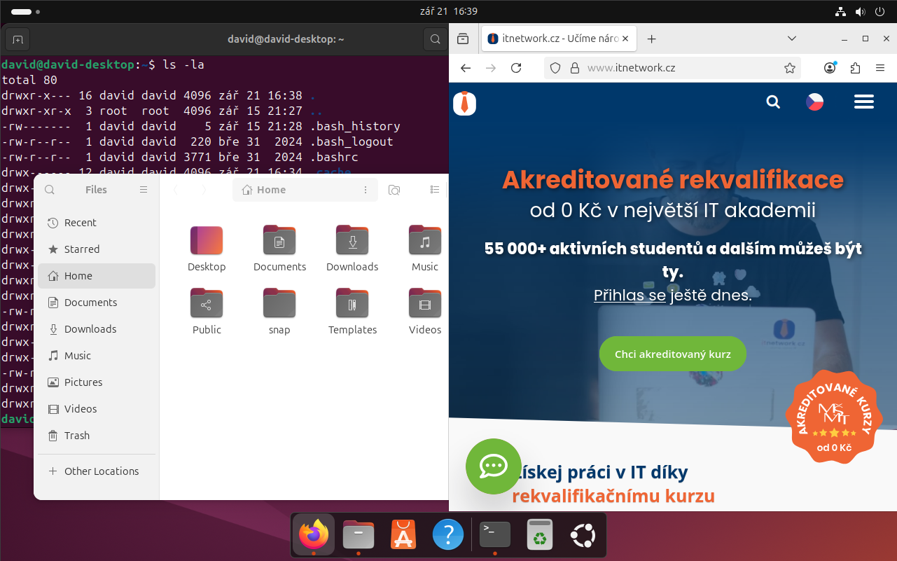 Ubuntu 22 - Základy Linuxu - Základy Linuxu