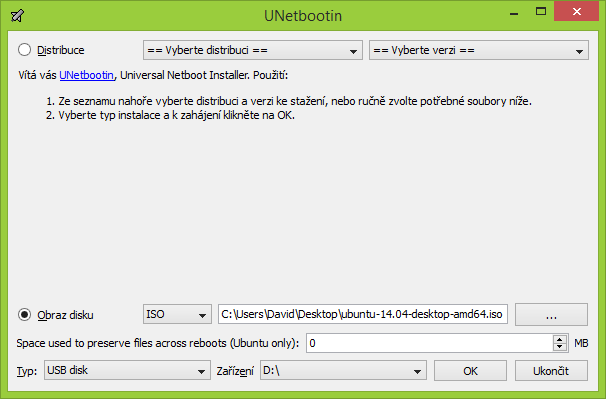 Inštalácia Ubuntu Linuxu z flash disku pomocou UNetbootin - Základy Linuxu