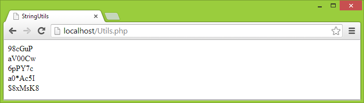 PHP knižnica StringUtils – Generovanie hesiel - Knižnice pre PHP