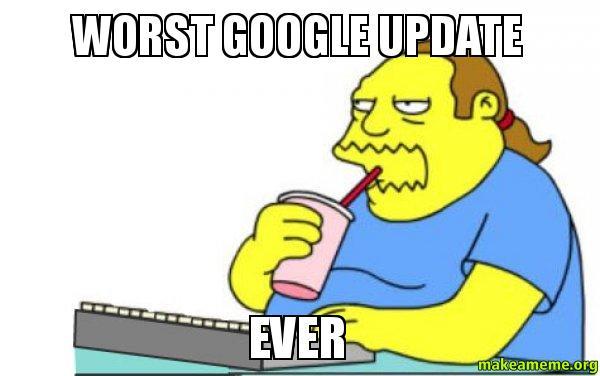 Najhoršie update Google PageRank - SEO - Optimalizácia webov pre vyhľadávače