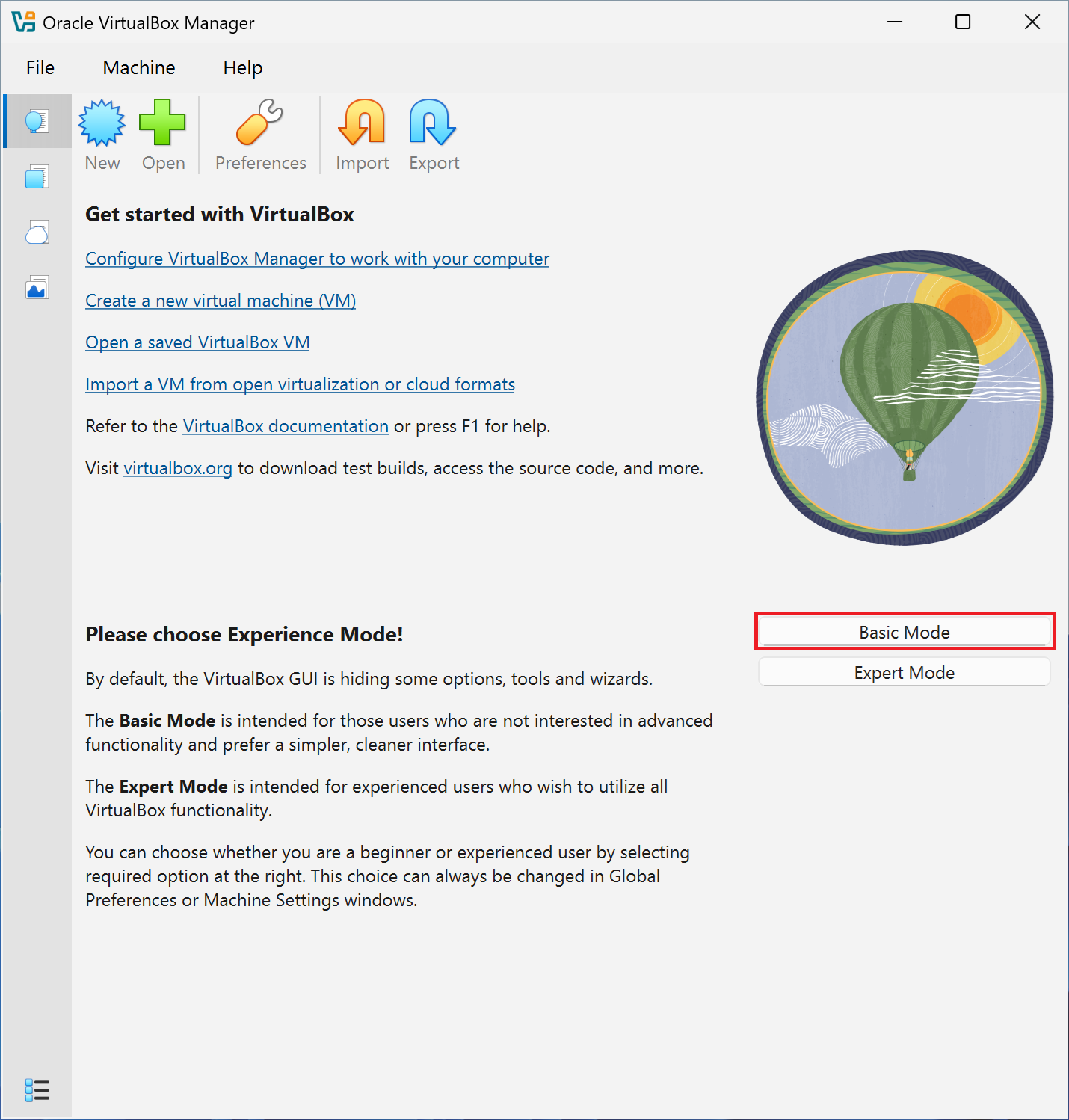 Basic Mode vo Virtual Box - Základy Windows - Základy Windows