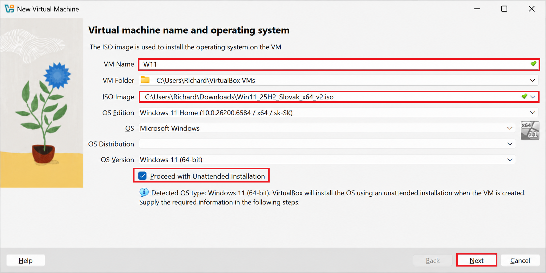 Výber iso súboru vo VirtualBoxe - Základy Windows