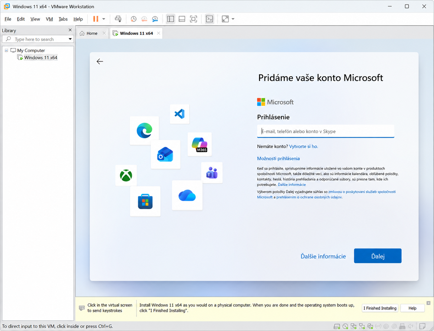 Účet Microsoft pri inštalácii Windows - Základy Windows
