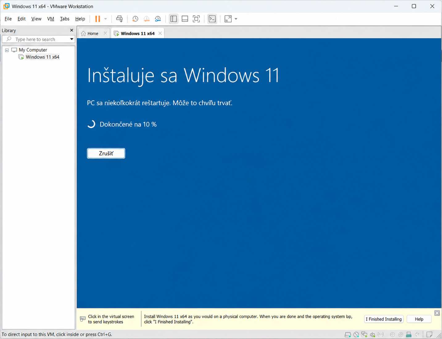Inštalácia Windows do VMware - Základy Windows