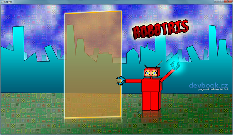Robotris, ukážková hra v XNA Game Studio - Od nuly k tetrisu v MonoGame